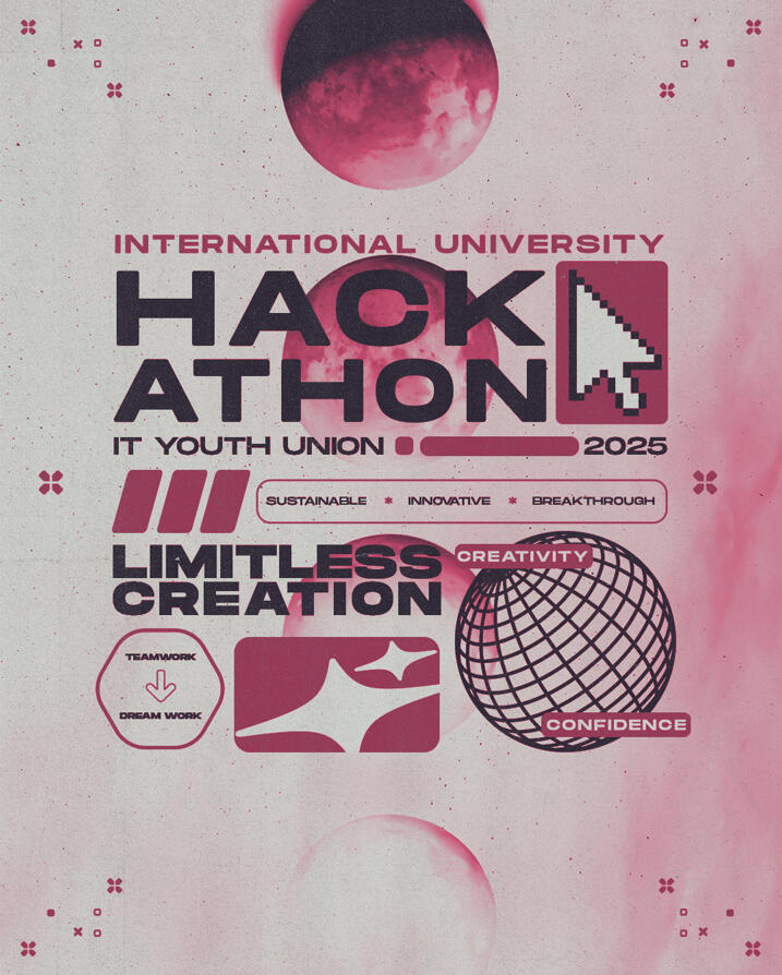 Futuristic Hackathon Theme Poster
